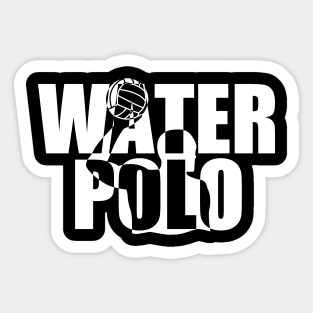 Stylish Water Polo Sticker